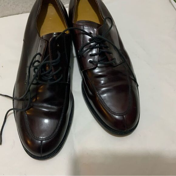 Cole Haan Dress Shoes Men’s Size 9 Medium Burgundy Leather Oxfords main image 5